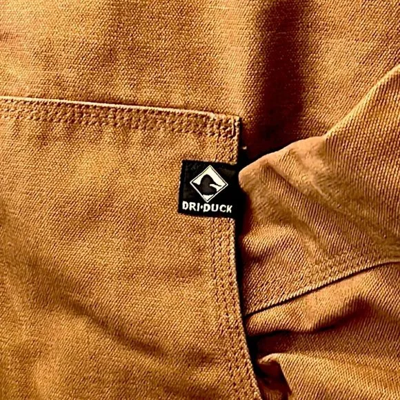 DRI DUCK - Cheyenne Boulder Cloth™ Hooded Jacket with Tricot Quilt Lining - BRN - Picture 2 of 5